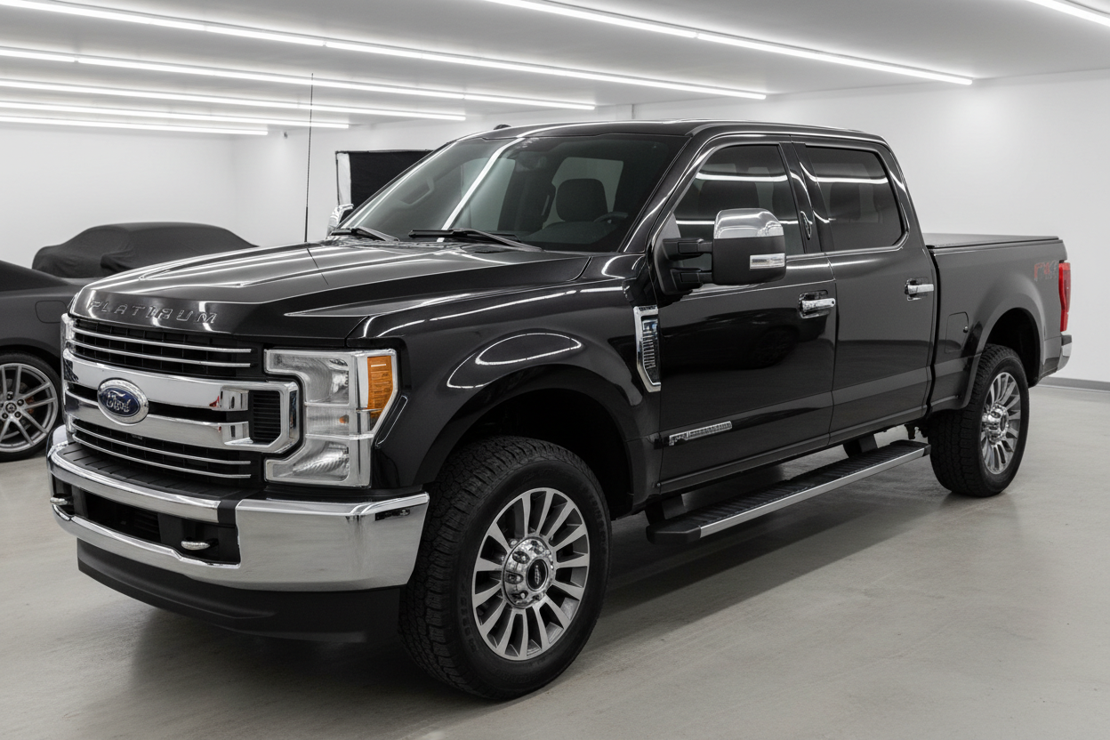 f350 platinum with tinted windows